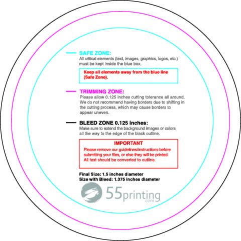 Rolllabel 1 25in Circle guideline preview