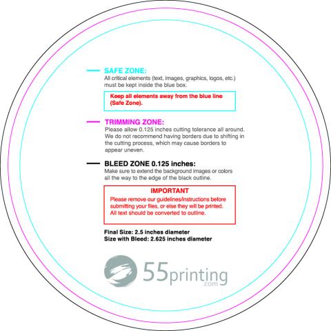 Rolllabel 2 5in Circle guideline preview