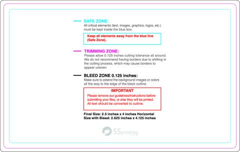 Rolllabel 2 5inx4in Rectangle H guideline preview