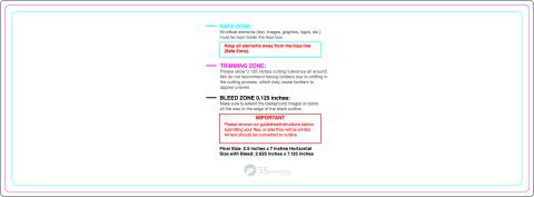 Rolllabel 2 5inx7in Rectangle H guideline preview