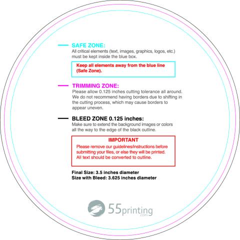 Rolllabel 3 5in Circle guideline preview