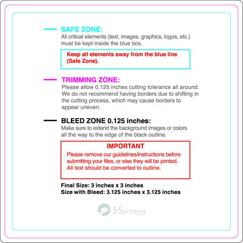 Rolllabel 3inx3in Square guideline preview