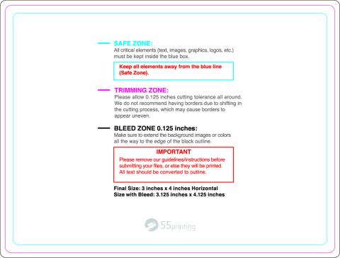 Rolllabel 3inx4in Rectangle H guideline preview