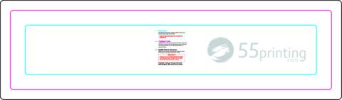 Rolllabel 5inx2in Rectangle H guideline preview
