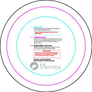 Rolllabel 75in Circle guideline preview