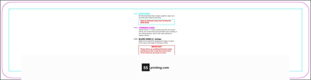 Sticker 2inx8in H Round guideline preview