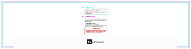 Sticker 2inx8in H guideline preview