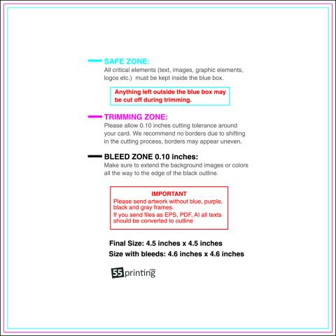 Sticker 4.5inx4.5in guideline preview