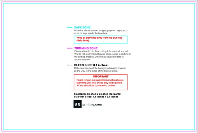 Sticker 4inx6in H Front guideline preview
