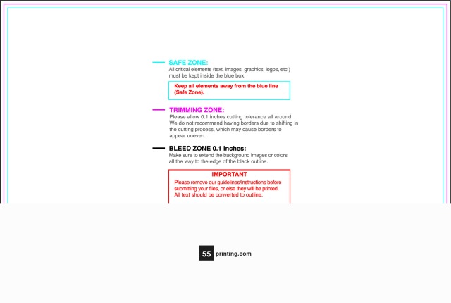 Sticker 4inx6in H guideline preview