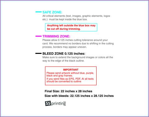 Windowcling 22inx28in H Front guideline preview