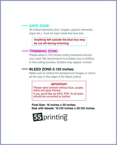 Windowdecal 16inx20in V Front guideline preview