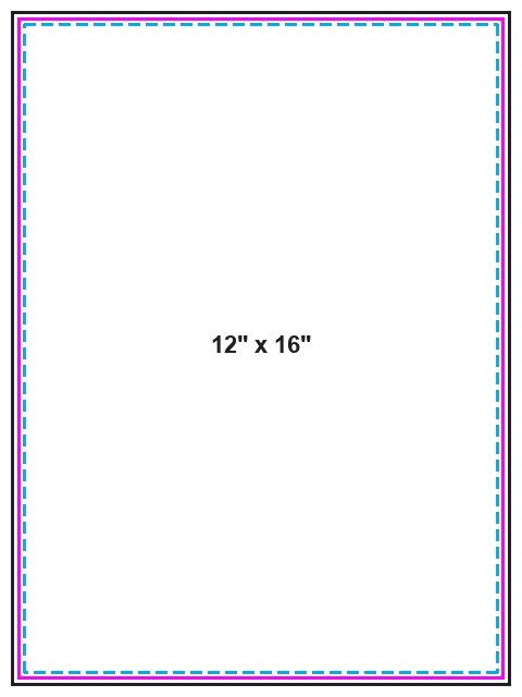 Tshirt 12inx16in Front guideline preview