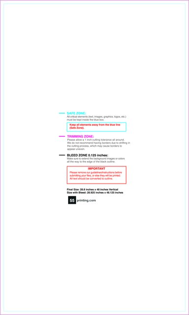 Banner 2.4ftx4ft V Front guideline preview