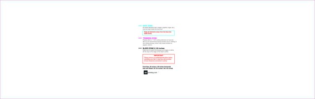 Banner 2.5ftx8ft H Front guideline preview