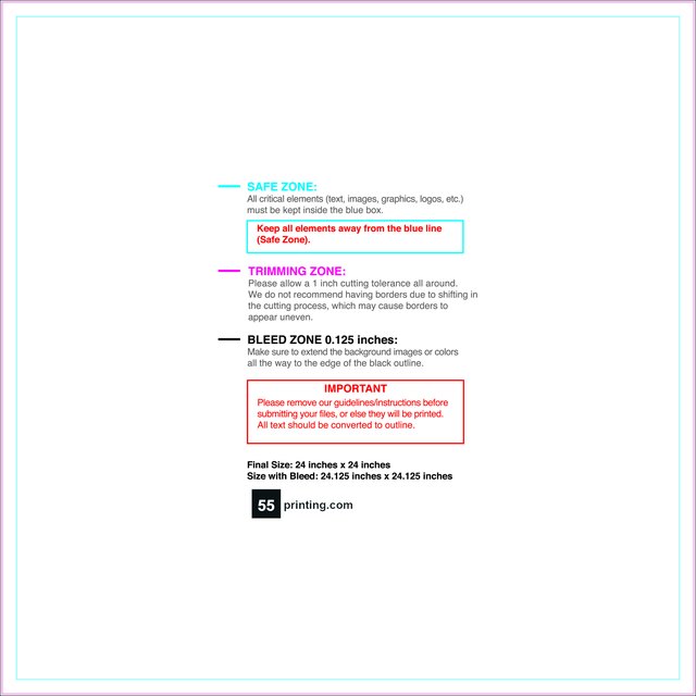 Banner 2ftx2ft Front guideline preview