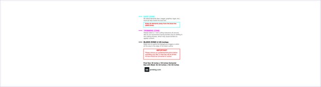Banner 3ftx11ft H Front guideline preview