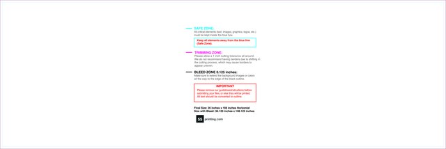 Banner 3ftx9ft H Front guideline preview