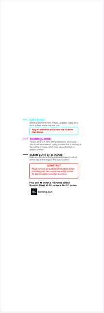 Banner 4ftx12ft V Front guideline preview