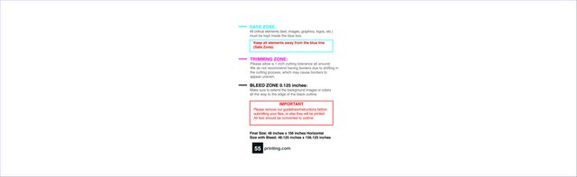 Banner 4ftx13ft H Front guideline preview