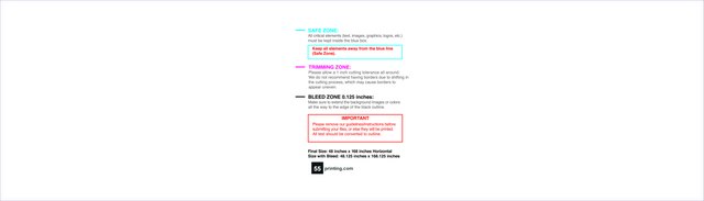 Banner 4ftx14ft H Front guideline preview