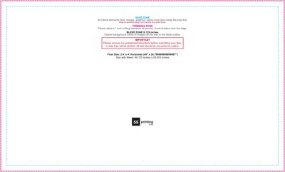55printing Vinylbanner 2.4ftx4ft H Download Template Guideline - Vinyl Banners