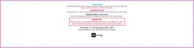 55printing Vinylbanner 4ftx16ft H Download Template Guideline - Vinyl Banners
