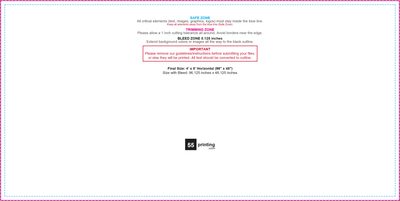 55printing Vinylbanner 4ftx8ft H Download Template Guideline - Vinyl Banners