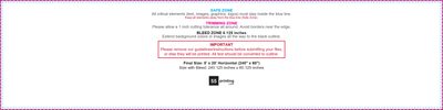 55printing Vinylbanner 5ftx20ft H Download Template Guideline - Vinyl Banners