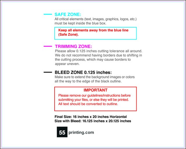 Windowcling 16inx20in H Front guideline preview