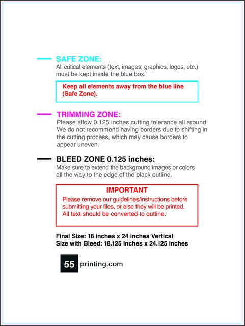 Windowcling 18inx24in V Front guideline preview