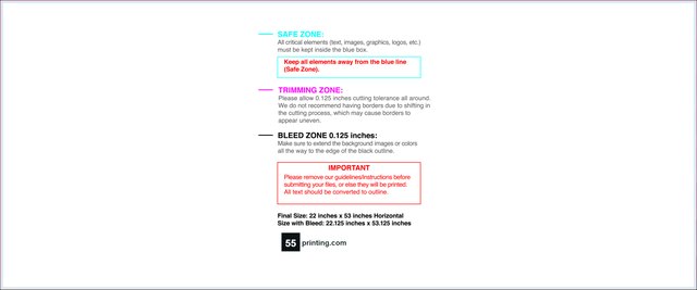 Windowcling 22inx53in H Front guideline preview