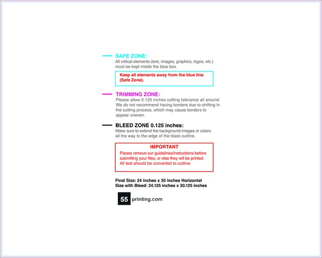 Windowcling 24inx30in H Front guideline preview