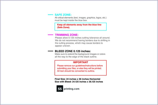 Windowcling 24inx36in H Front guideline preview