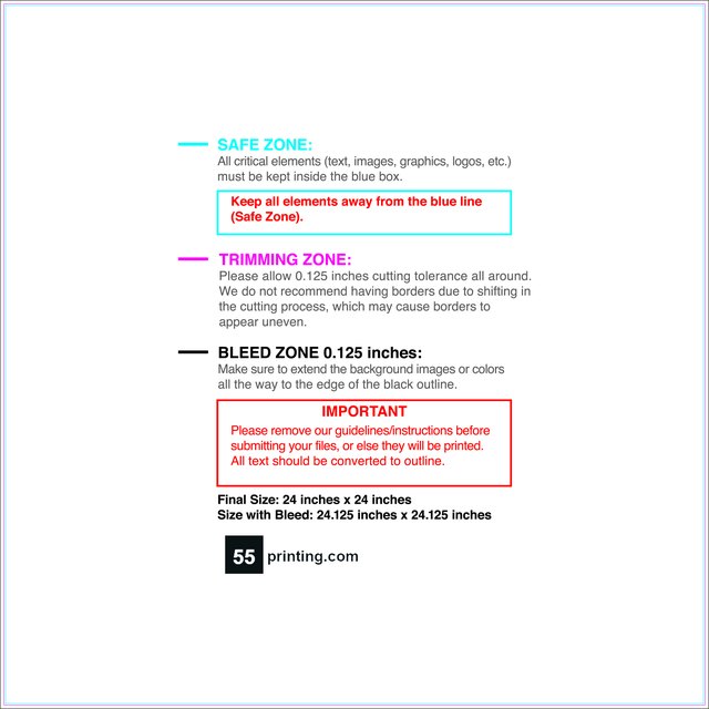 Windowdecal 24inx24in Front guideline preview