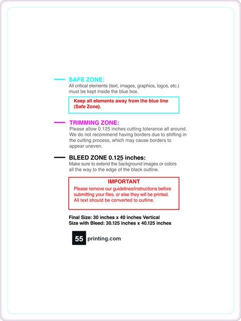 Windowdecal 30inx40in V Round Front guideline preview