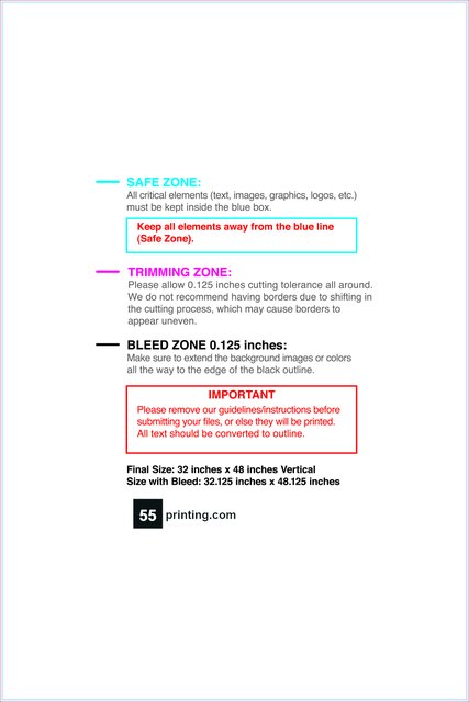 Windowdecal 32inx48in V Front guideline preview