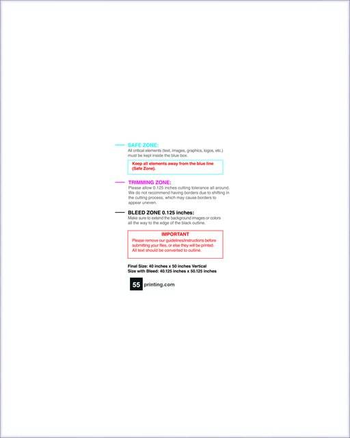 Windowdecal 40inx50in V Front guideline preview