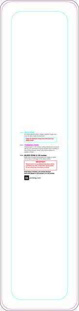 Windowdecal 6inx24in V Round Front guideline template 6" × 24" JPG
