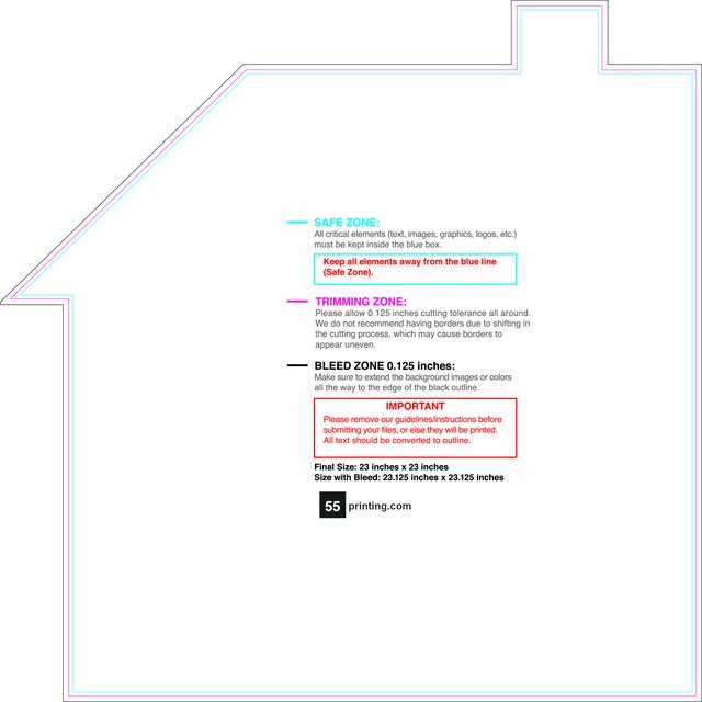 Windowdecal Apartment 23inx23in R Front guideline preview