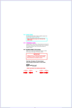 55printing Yardsign 18inx27in V Download Template Guideline - Yard Sign