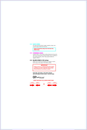 55printing Yardsign 20inx30in V Download Template Guideline - Yard Sign