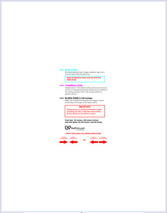 55printing Yardsign 22inx28in V Download Template Guideline - Yard Sign