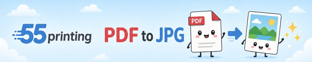 Free PDF to JPG converter by 55printing