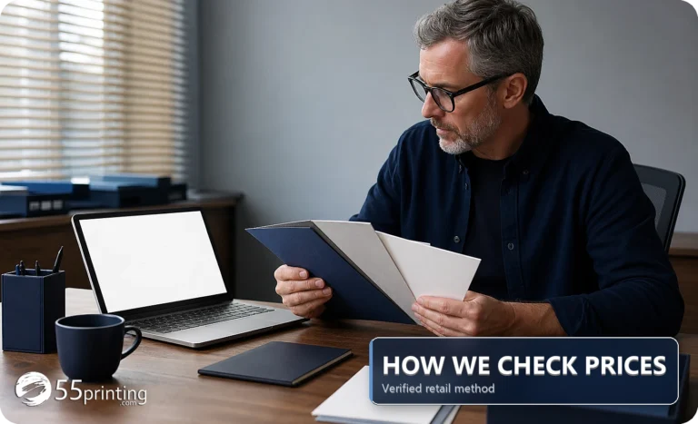 How We Check Retail Print Prices (55printing Method)