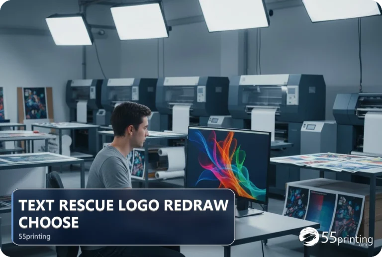 Text Rescue or Logo Redraw? Choose the Safer Print Path
