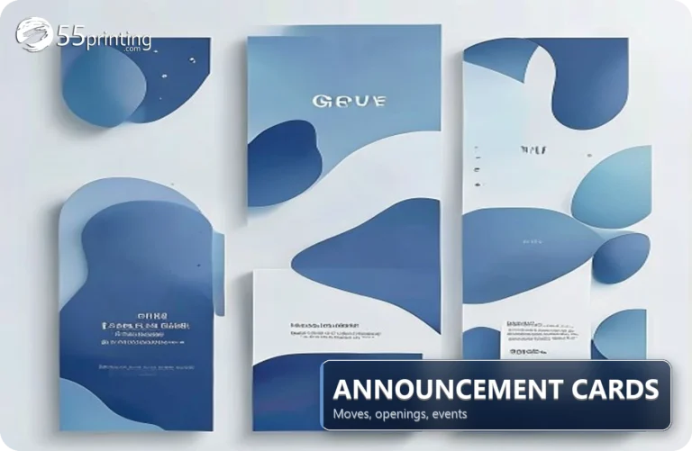Announcement Postcards for Moves, Openings, and Events