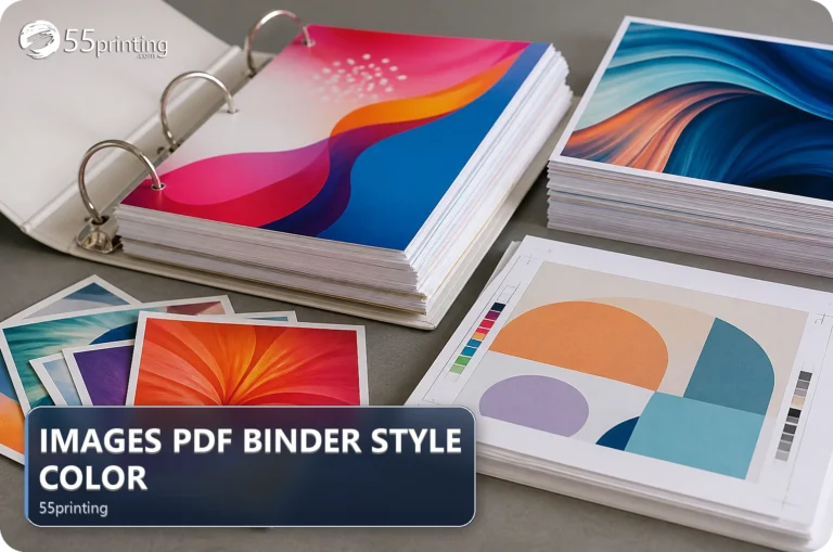 Images to PDF for Binder-Style Color Copies: Order and Canvas Checks