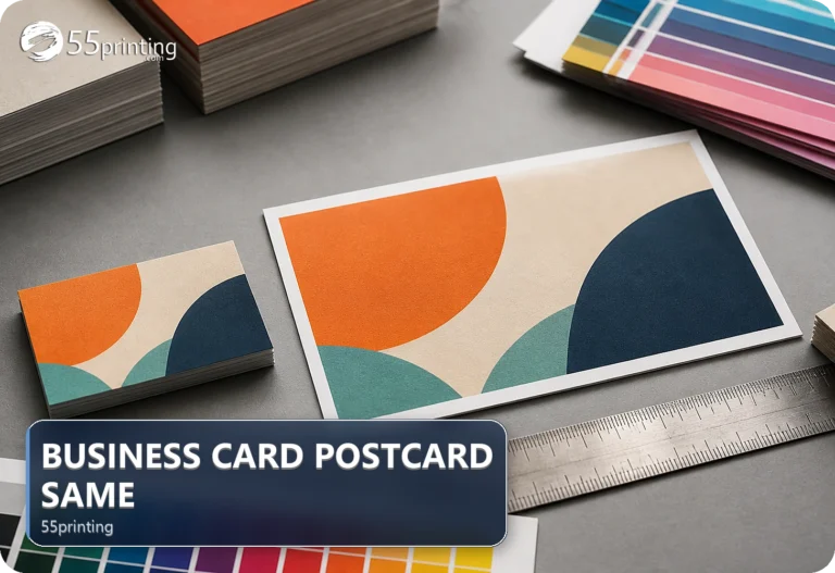 Business Card vs Postcard: Same Brand, Different Canvas