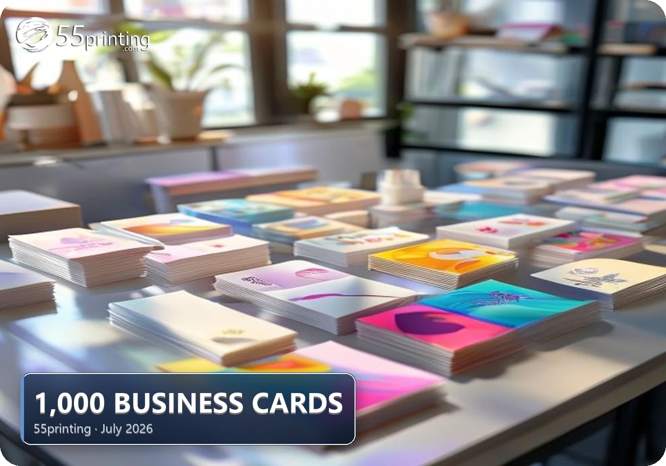 Box of one thousand freshly printed full color business cards